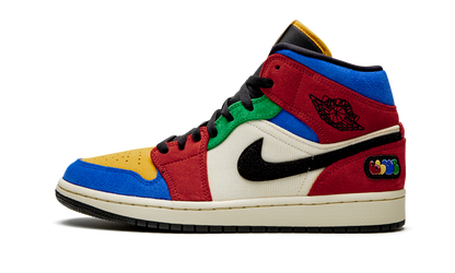 Air Jordan 1 Mid "Blue The Great - Fearless" CU2805 100