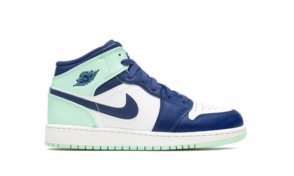 Air Jordan 1 Mid GS "Blue Mint" 554725 413