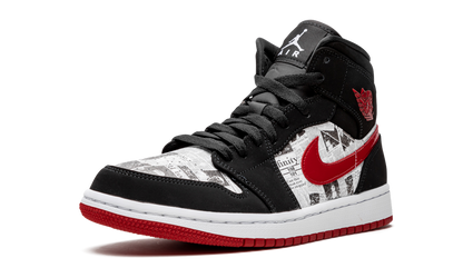 Air Jordan 1 Mid SE "Newspaper Air Times" 852542 061