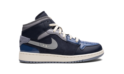 AIR JORDAN 1 MID SE CRAFT GS "Inside Out - Obsidian" DX2193 400