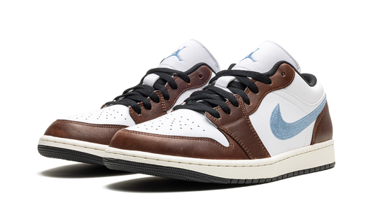 Air Jordan 1 Low SE "Embroidered Swoosh - Mocha" FQ7832 142
