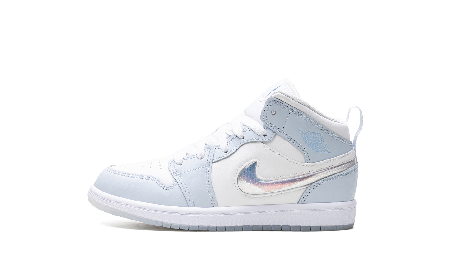 Air Jordan 1 Mid PS "Glitter Swoosh" FQ9118 400