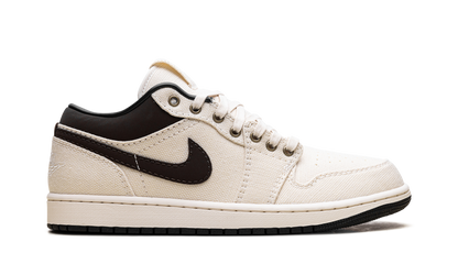 Air Jordan 1 Low Premium "Pale Ivory Baroque Brown" IB8058 110