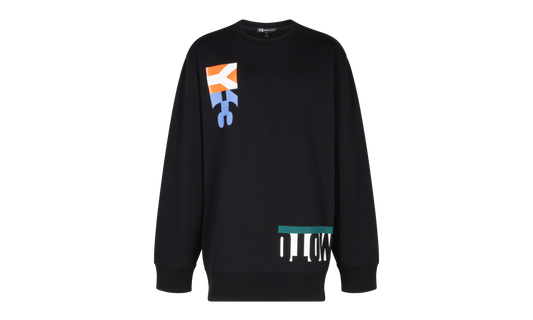 Y-3 M-Cut Graphic Crewneck "Black" FS5593