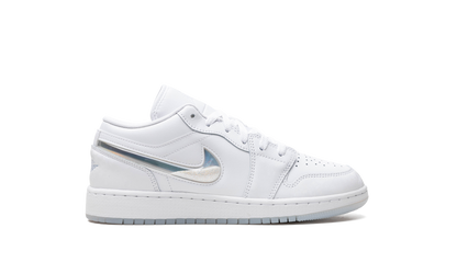 Air Jordan 1 Low GS "Glitter Swoosh" FQ9112 100
