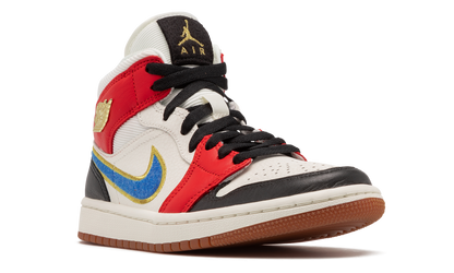 AIR JORDAN 1 MID SE WMNS "Let(Her)Man" DC1426 100