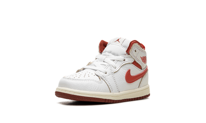 Air Jordan 1 Mid SE TD "White Dune Red" FJ3466 160