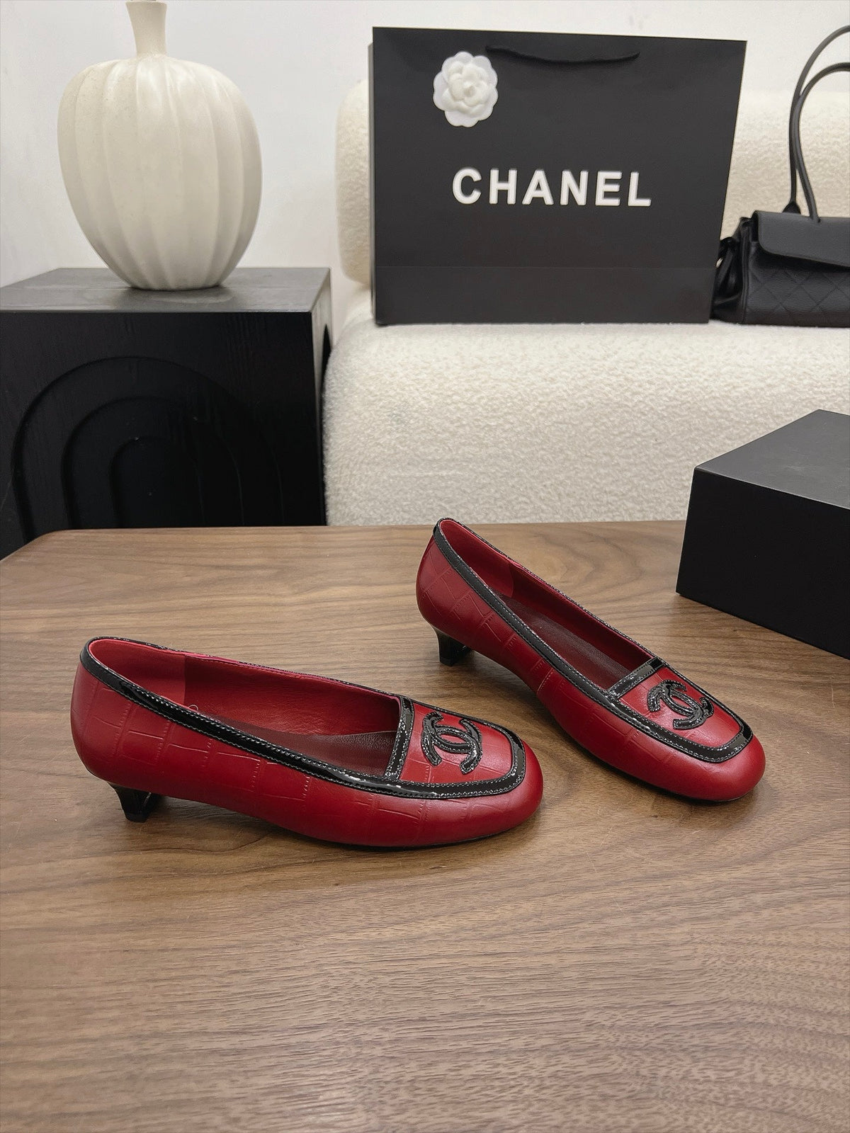 Chanel 2026 Square Toe Pump Lambskin 191779