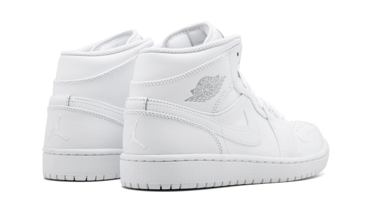Air Jordan 1 Mid "White / Pure Platinum" 554724 104