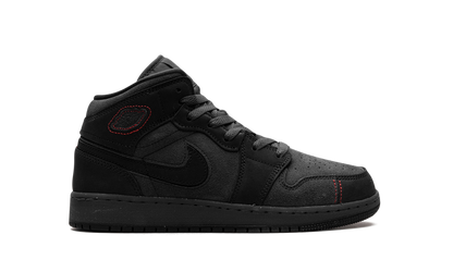 Air Jordan 1 Mid GS "BLACK SUEDE" FQ7742 001