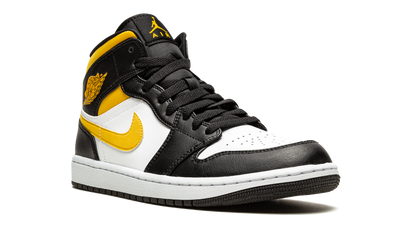 Air Jordan 1 Mid "White / Pollen / Black" 554724 177