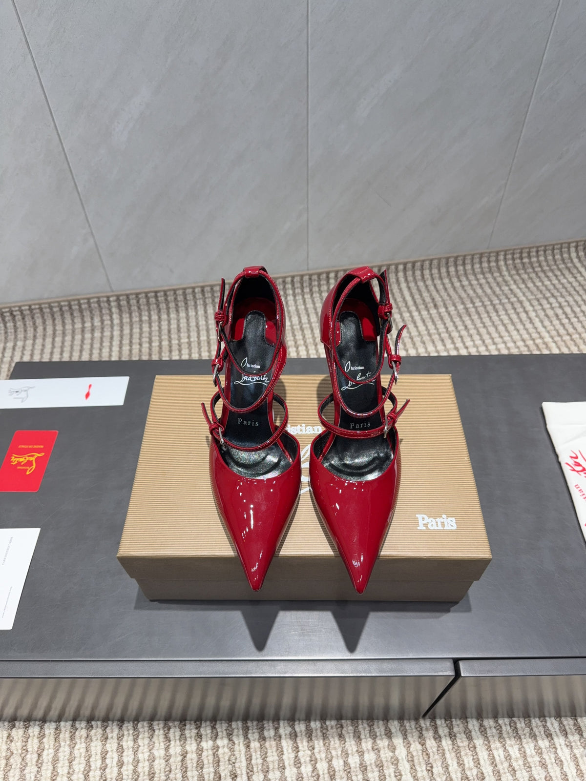 CL 26SS High Heel Pump 100 Red Patent Leather 613871