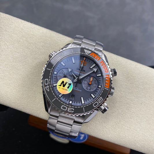 Omega Seamaster 46mm Dark Gray Dial Black Bezel Steel