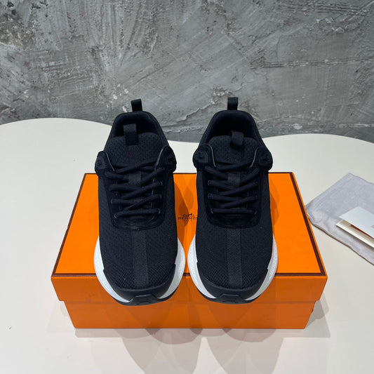 HEROS SNEAKERS BLACK GOATSKIN