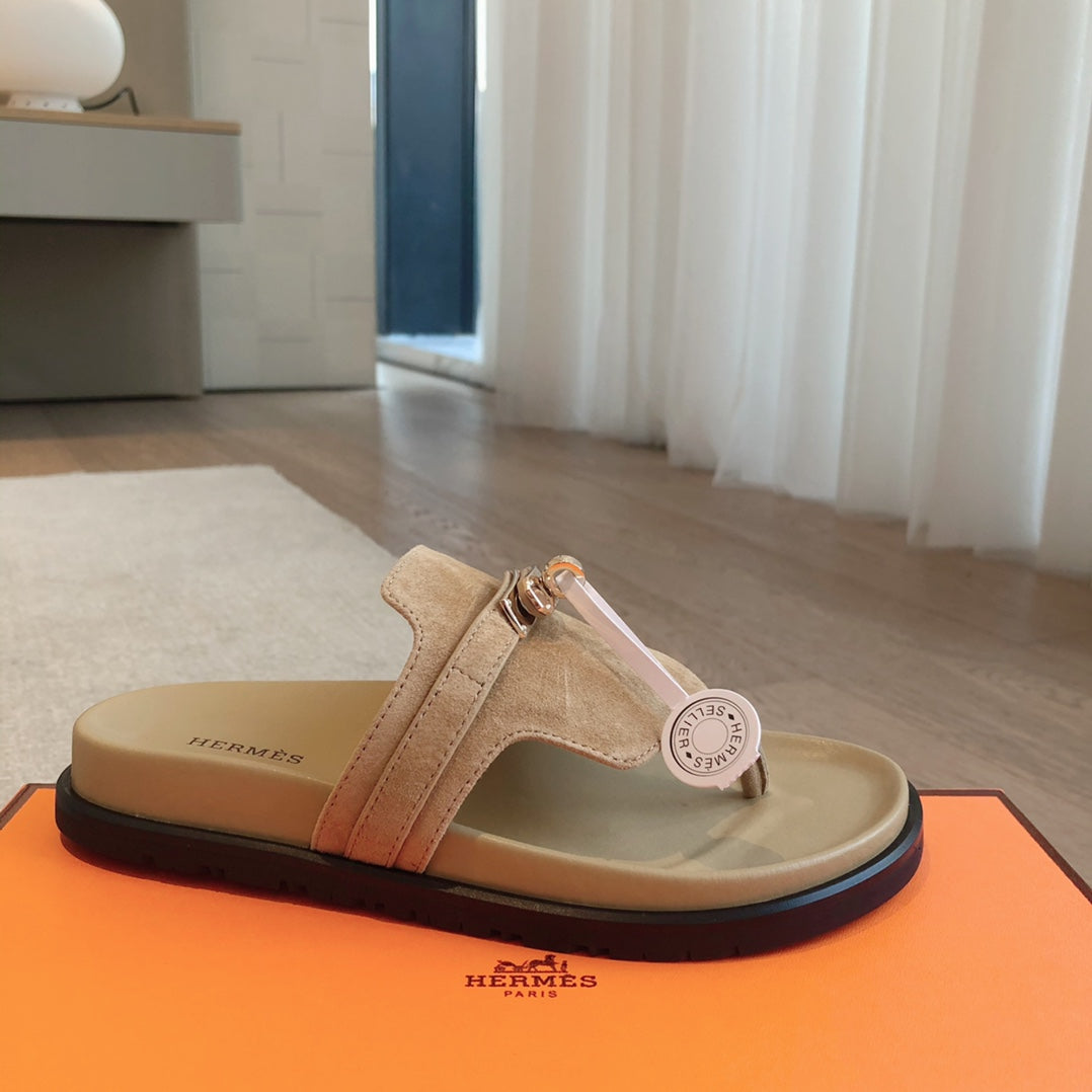 EMPIRE SANDAL PEANUT SUEDE