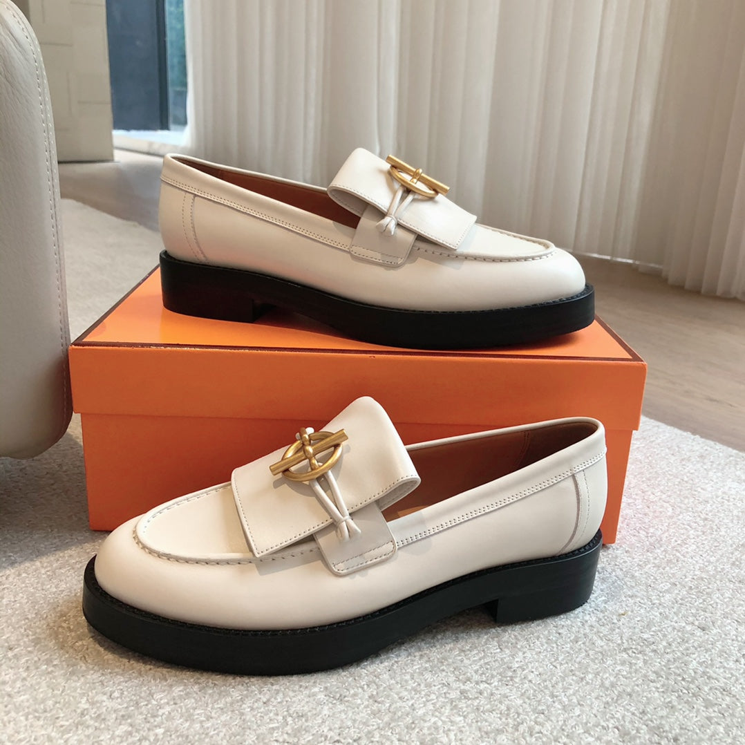 IMPACT LOAFER 25 WHITE CALFSKIN