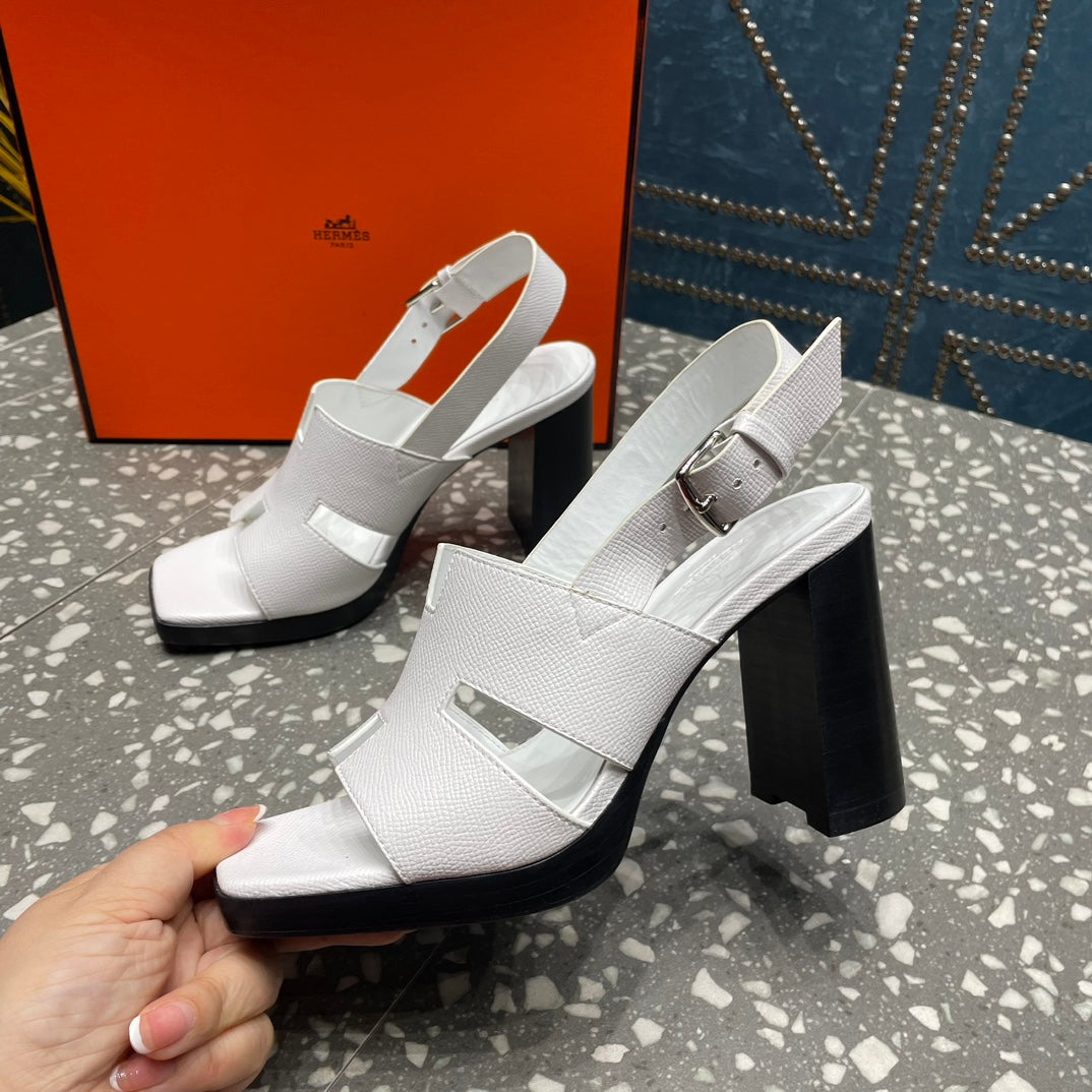 ERIS SANDAL 95 SNOW LAMBSKIN
