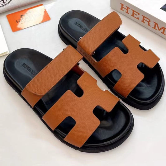 HM 2025 Chypre Sandals Brown Chocolate Cowhide 294376