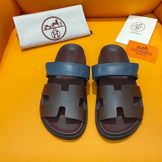 chypre rough h blue calfskin