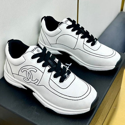 Chanel 2026 CC Logo Sneakers Fabric 986968