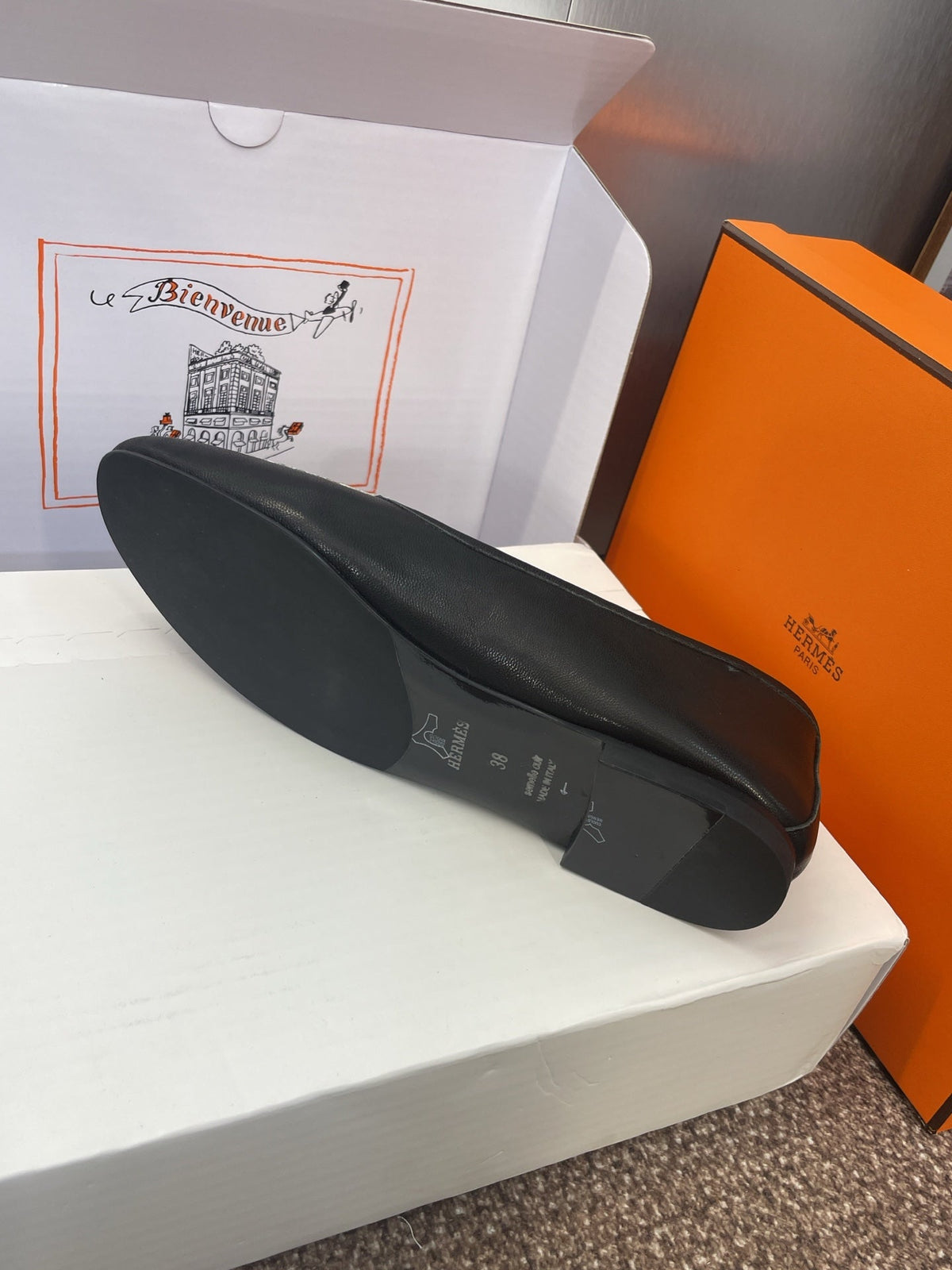 HM 25 Julia Loafer Black Calfskin 372946
