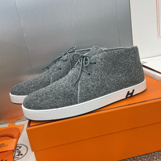 HM 25 Klicker Sneaker Blue Woolen Calfskin 373015