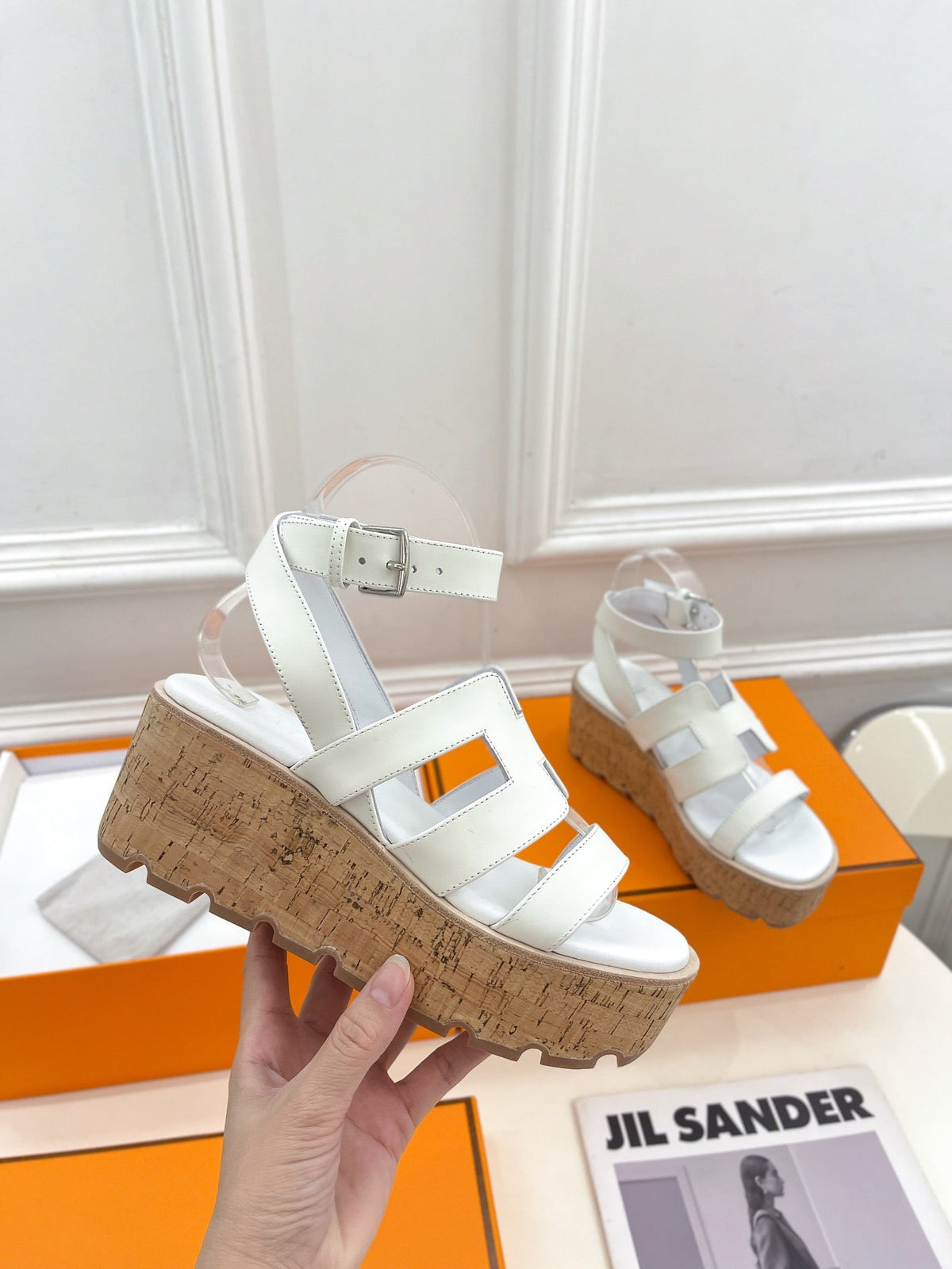 Havane 30 Sandal White