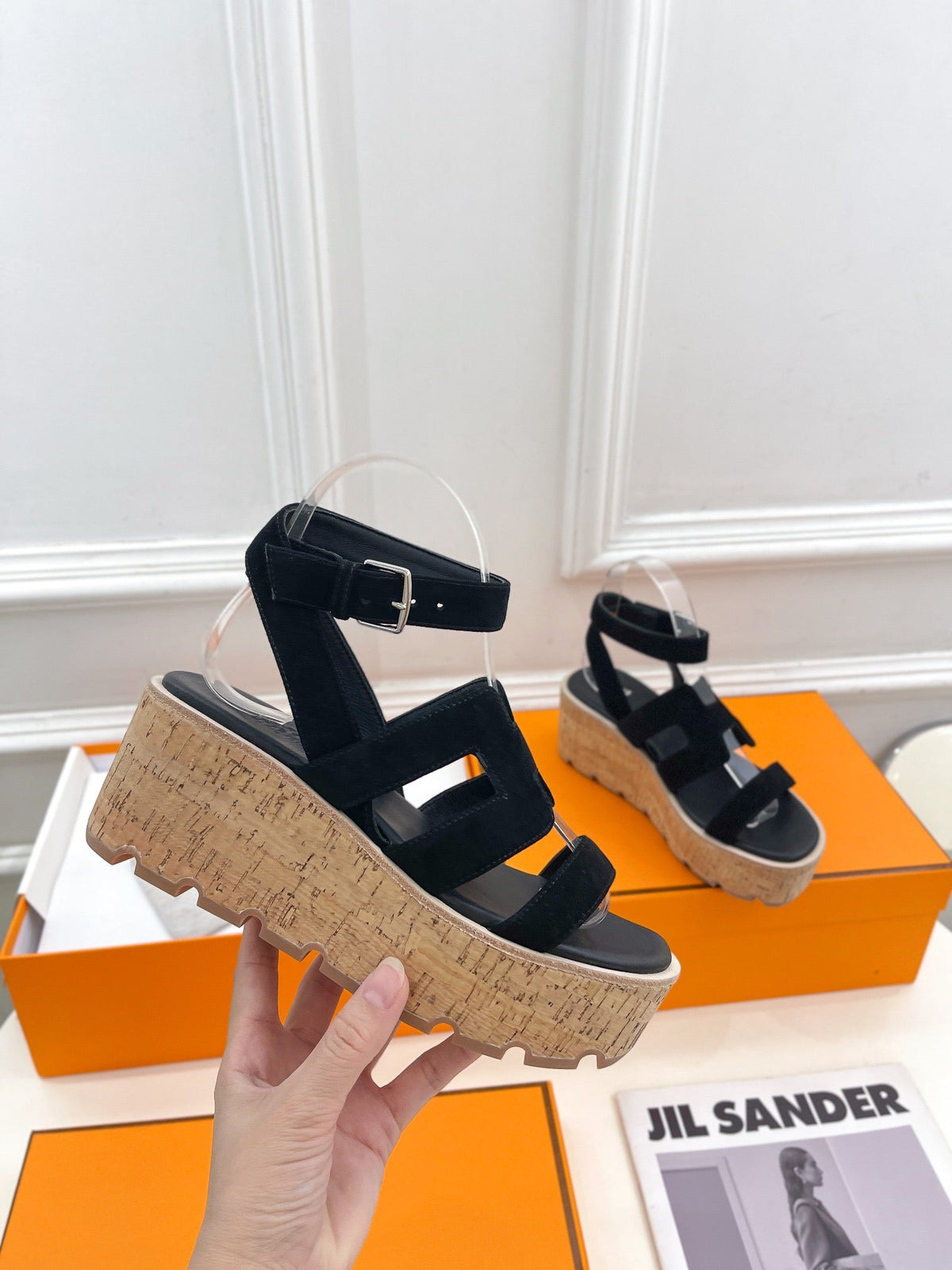 Havane 30 Sandal Black Suede