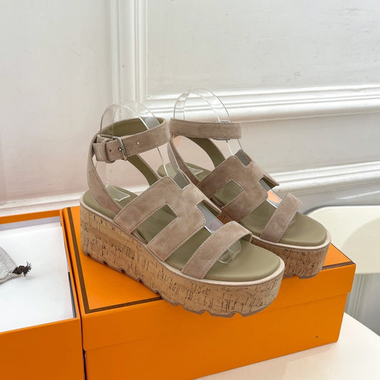 Havane 30 Sandal Light Brown Suede