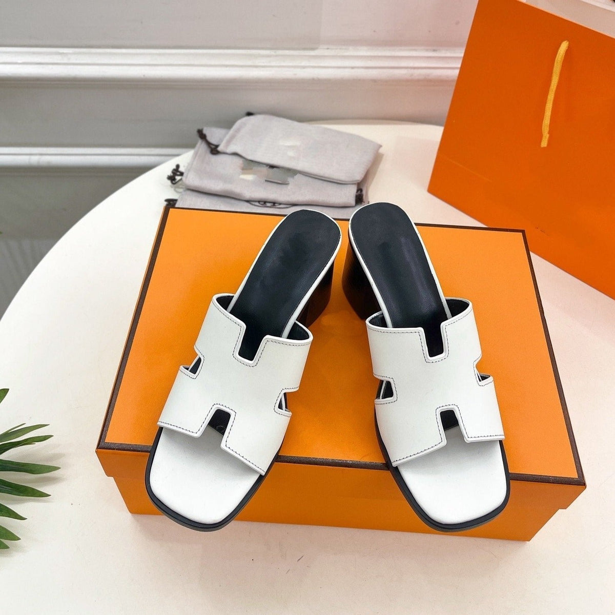 HELIA 60 SANDAL WHITE