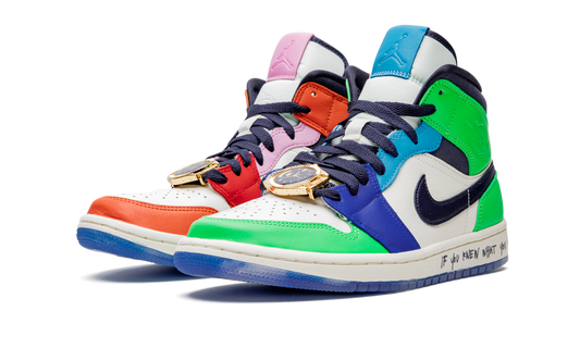 Air Jordan 1 Mid WMNS "Melody Ehsani - Fearless" CQ7629 100