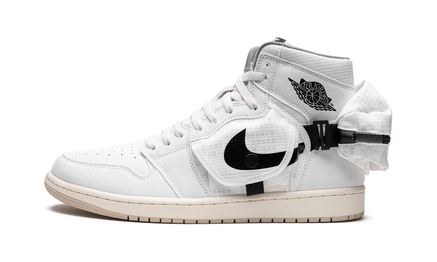 Air Jordan 1 Utility "WHITE BLACK" DO8727 100