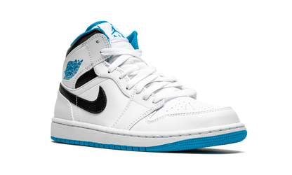 Air Jordan 1 Mid "White / Laser Blue" 554724 141