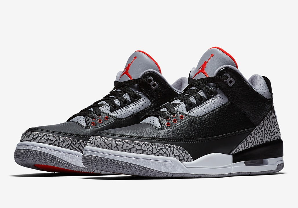 Jordan 3 Retro Black Cement Sneakers - Game Changer | Fan Favorite