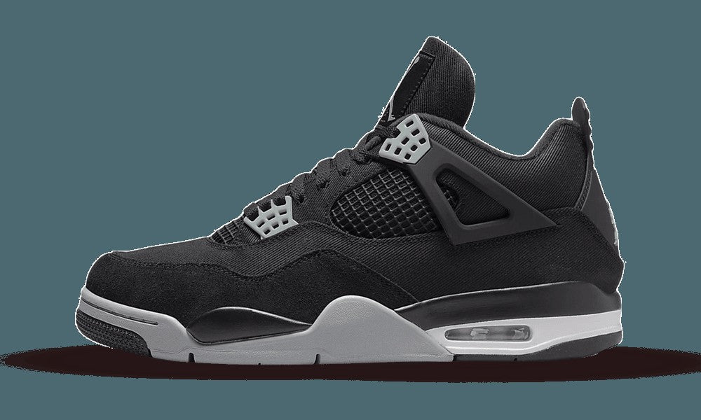 Jordan 4 Retro Black Canvas Sneakers - Elite Edition | Fresh Heat
