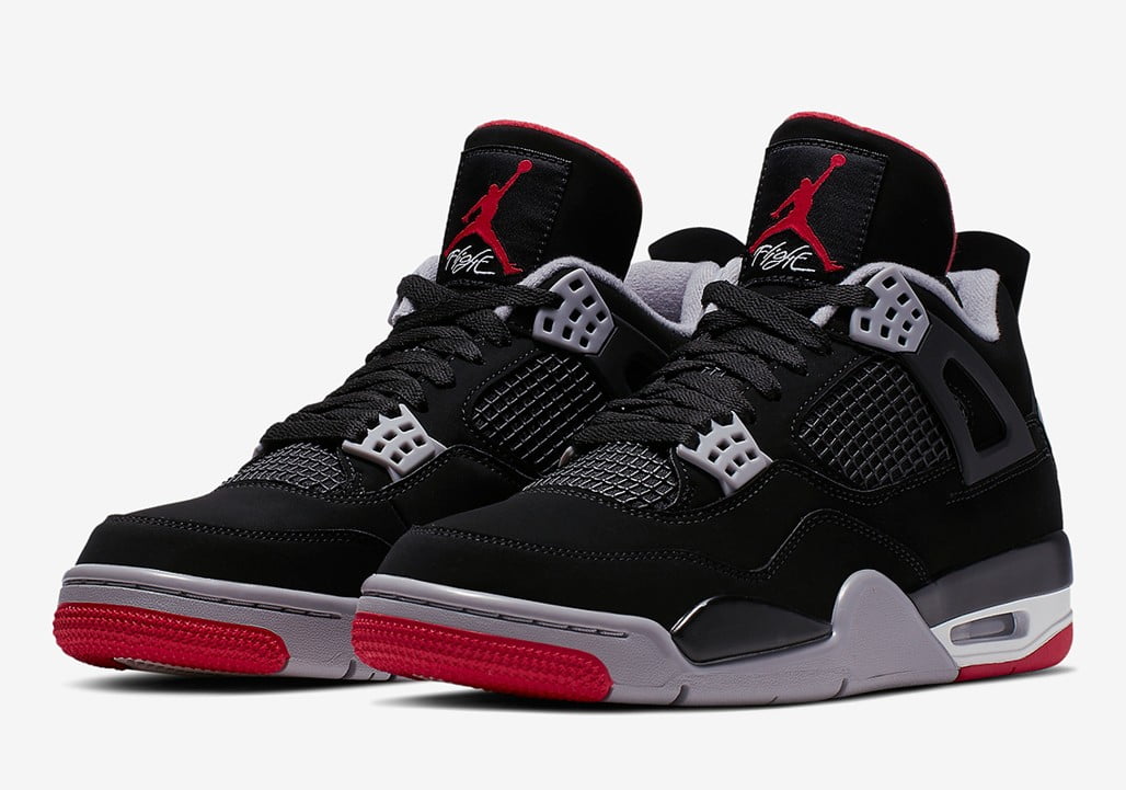Jordan 4 Retro Bred Sneakers - Archive Edition | Silhouette King