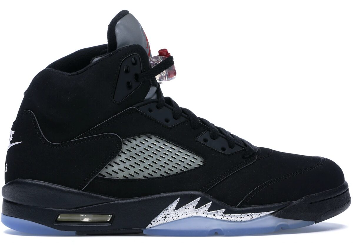 Jordan 5 Retro Black Metallic Sneakers - Cushioned Stride