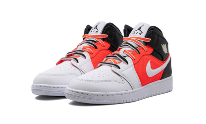 Air Jordan 1 Mid SE GS "White Infrared" FB4417 016