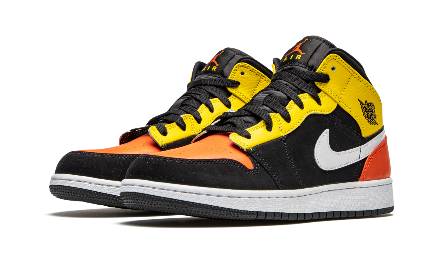 Air Jordan 1 MID SE GS "Amarillo Team Orange" BQ6931 087