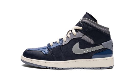 AIR JORDAN 1 MID SE CRAFT GS "Inside Out - Obsidian" DX2193 400