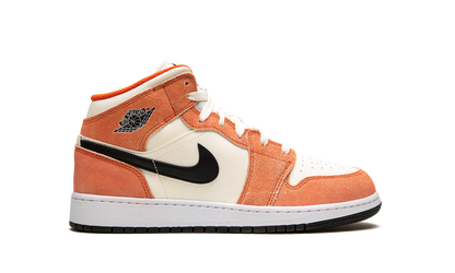 Air Jordan 1 Mid SE GS "Orange Suede" DV1336 800
