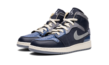 AIR JORDAN 1 MID SE CRAFT GS "Inside Out - Obsidian" DX2193 400