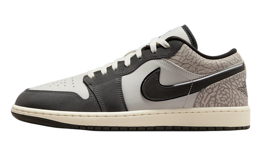 Air Jordan 1 Low SE "Sail Deep Pewter Elephent Print" IU2268 100