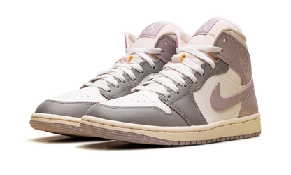 Air Jordan 1 Mid WMNS "Enigma Stone / Particle Rose" BQ6472 122