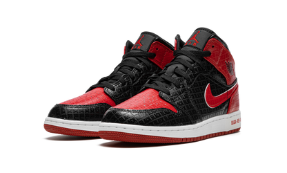 Air Jordan 1 Mid GS "Bred Text" DM9650 001