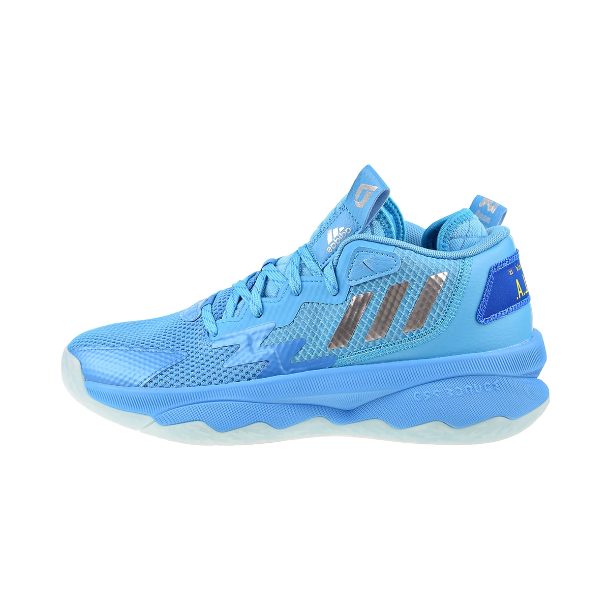 Dame 8 J GS "Signal Cyan/Silver Metallic/Shock Cyan" gw8998