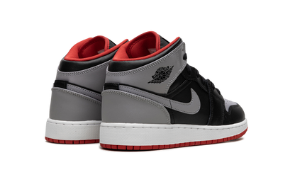 AIR JORDAN 1 MID GS "Black Grey Red" DQ8423 006