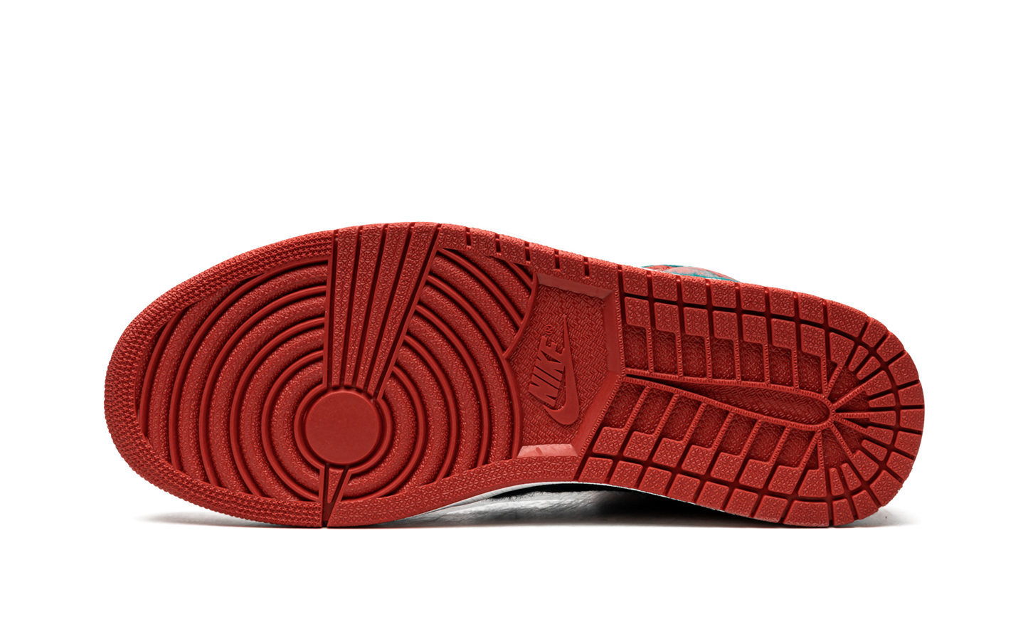Air Jordan 1 Mid "Gym Red Dark Sea" 633206 608