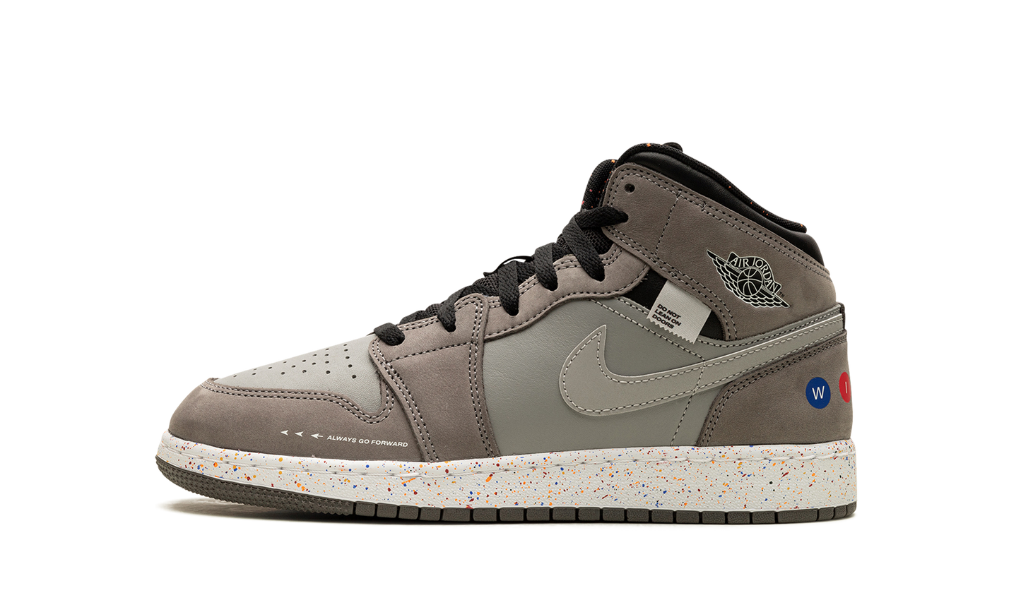 Air Jordan 1 Mid GS "NYC Subway" FZ1209 001