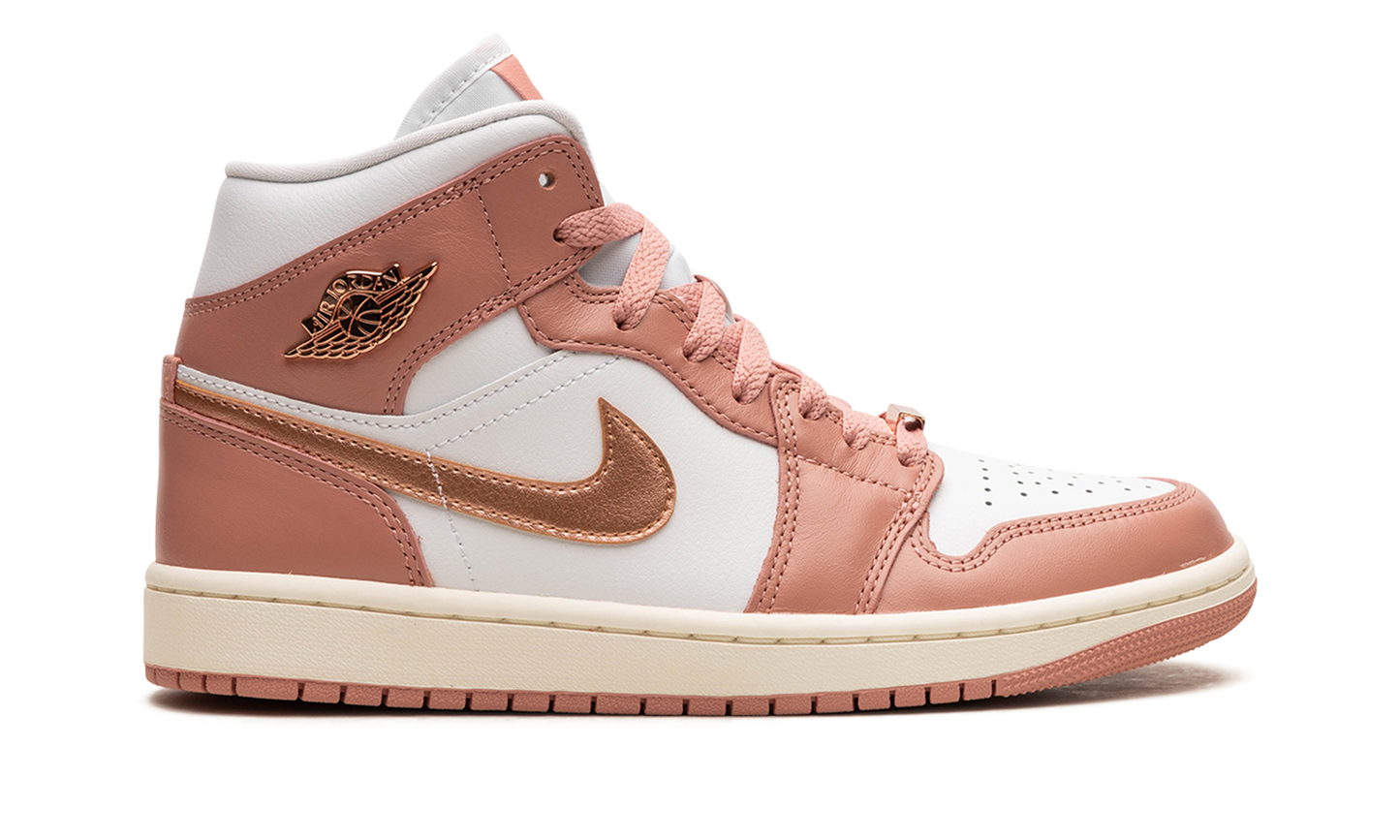 AIR JORDAN 1 MID WMNS "RED STARDUST" FB9892 670